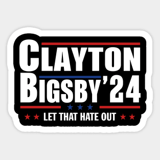 Funny Gift Chappelle 2024 Let That Hate Out Sticker